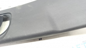 Center pillar trim upper belt right Mazda 3 19- 4d black, Mexico built, without plug, scratches
