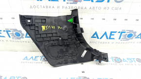 Front pillar trim lower left Mazda 3 19- black, Mexico built, scratches