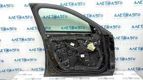 Door assembly front left Mercedes C-class W205 15-21 aluminum, black 040