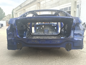 Rear panel BMW 3 G20 19- 2 parts, on the body, blue