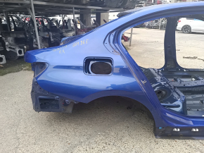 Quarter wing rear right BMW 3 G20 19- on the body, blue
