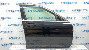 Door assembly front right Mercedes C-class W205 15-21 aluminum, black 040, bumps, scratch