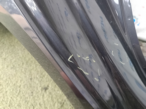 Quarter wing rear right Audi A4 B9 17- sawn off, graphite, dented, bumps, paint chips