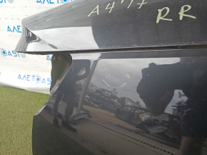 Quarter wing rear right Audi A4 B9 17- sawn off, graphite, dented, bumps, paint chips