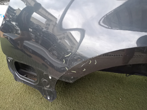 Quarter wing rear right Audi A4 B9 17- sawn off, graphite, dented, bumps, paint chips