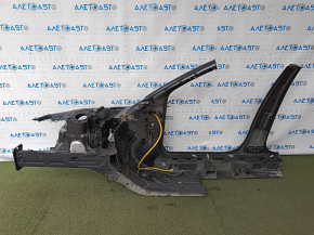 Front right quarter Audi A4 B9 17- sawn off, with central pillar, graphite