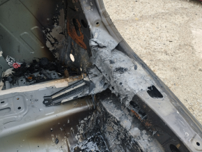 Rear panel Toyota Venza 21- graphite, on the body, burnt