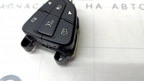 Steering wheel control buttons left Mercedes C-class W205 15-18 black, coating swelled