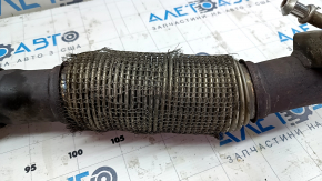 Intake pipe with catalytic converter VW Tiguan 09-17 torn mesh, sawed off