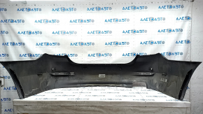 Bare rear bumper BMW 5 F10 14-16 for parking sensors, Base, black, broken fasteners