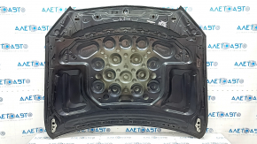 Bonnet bare Mercedes C-class W205 15-21 aluminum, black 040, butts