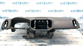 Dashboard front panel without AIRBAG VW Tiguan 09-17 black, broken mount
