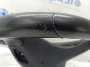 Bare steering wheel Mercedes C-class W205 15-18 under petals, leather black, worn, scratches
