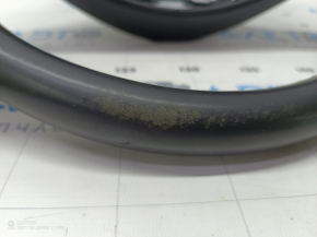 Bare steering wheel Mercedes C-class W205 15-18 under petals, leather black, worn, scratches