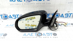 Side mirror left Mercedes C-class W205 15-18 turn signal, heated, auto-dimming, backlight, 9+7+2+2 pins, black