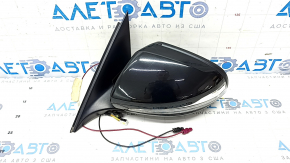 Side mirror left Mercedes C-class W205 15-18 turn signal, heated, auto-dimming, backlight, 9+7+2+2 pins, black