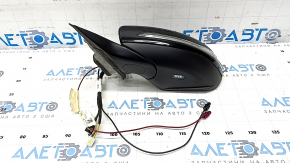 Side mirror left Mercedes C-class W205 15-18 turn signal, heated, auto-dimming, backlight, 9+7+2+2 pins, black