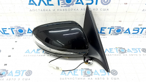 Side mirror right Mercedes C-class W205 15-18 turn signal, heated, backlight, 7+7+2 pins, black
