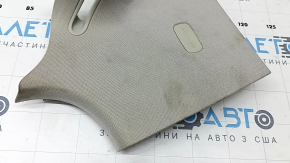 Rear pillar trim left upper Mercedes C-class W205 15-21 gray, needs cleaning, fabric peeled off