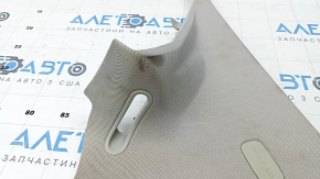 Rear pillar trim left upper Mercedes C-class W205 15-21 gray, needs cleaning, fabric peeled off