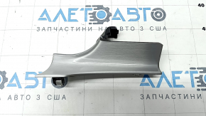 Front panel trim left Mercedes C-class W205 15-18 gray aluminum