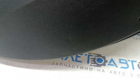 Door trim card rear left Mercedes C-class W205 15-16 leather black without curtain, gray insert, dent