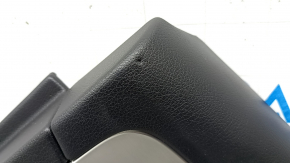 Door trim card rear right Mercedes C-class W205 15-16 leather black without curtain, gray insert, butt
