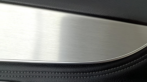 Door trim card front right Mercedes C-class W205 15-21 leather black, gray insert, butts
