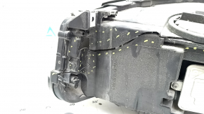 Front right headlight complete BMW 5 F10 14-16 xenon, broken glass, cracks in housing, for spare parts