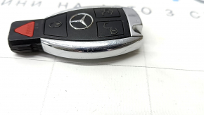 Smart key Mercedes C-class W205 15-18 4 buttons, worn, bumps