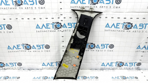 Upper center pillar trim belt left Mercedes C-class W205 15-21 black, needs cleaning, worn, scratches
