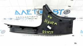 Door sill trim rear right inner Mercedes C-class W205 15-21 black, scratches