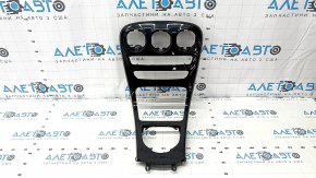 Center console trim Mercedes C-class W205 15-18 black gloss, worn