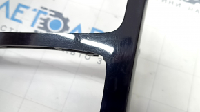 Center console trim Mercedes C-class W205 15-18 black gloss, worn
