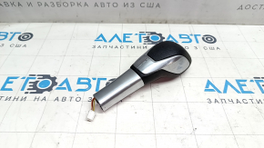 Gear knob Ford Fiesta 11-19 rubber, chrome, scratches