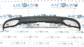 Rear bumper lip Mercedes C-class W205 300/350e/350h/400 15-18 without parking sensors, scratches, cracks in fasteners