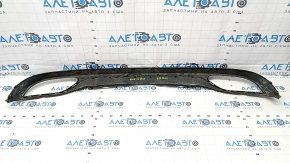 Rear bumper lip Mercedes C-class W205 300/350e/350h/400 15-18 without parking sensors, scratches, cracks in fasteners