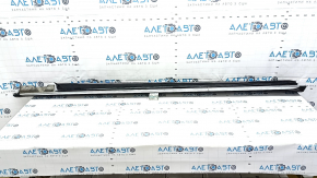 Left threshold Mercedes C-class W205 300/350e/350h/400 15-21 with chrome molding, black, crack, scratches