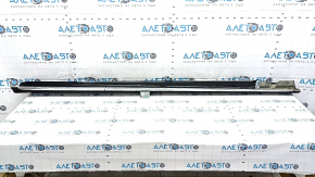 Right threshold Mercedes C-class W205 300/350e/350h/400 15-21 with chrome molding, black, scratches
