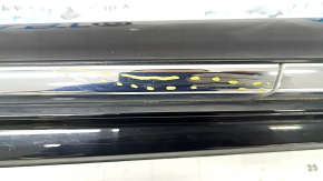 Right threshold Mercedes C-class W205 300/350e/350h/400 15-21 with chrome molding, black, scratches