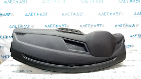 Torpedo front panel without AIRBAG VW Tiguan 18 - black, with deflectors and driver's knee pad