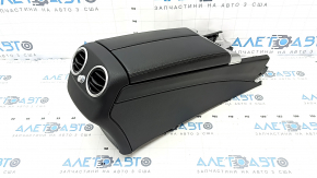 Console central armrest Mercedes C-class W205 15-21 leather black, scratches, broken mount
