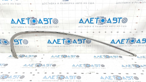 Upper rear left door molding BMW 5 F10 11-16 chrome, scratches