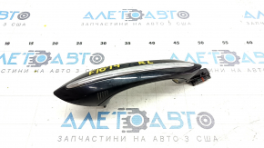 Door handle outer rear left BMW 5 F10 10-16 backlight, keyless, chrome