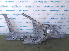Front left quarter Audi A4 B9 17- sawn off, with central pillar, silver, butts
