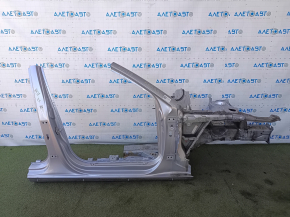 Front right quarter Audi A4 B9 17- sawn off, with central pillar, silver, butt