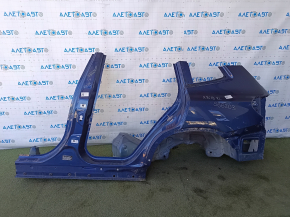 Quarter wing rear left BMW X3 G01 18 - sawn off, with central pillar, blue, butts
