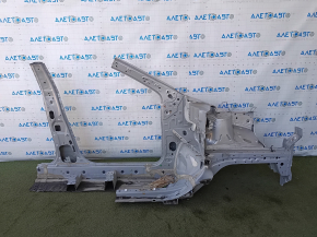 Front left quarter Nissan Rogue 14-20 sawed off, from the central pillar, silver