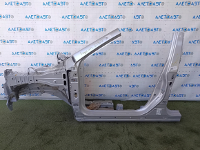 Front left quarter Nissan Rogue 14-20 sawed off, from the central pillar, silver