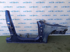 Front right quarter BMW X3 G01 18-21 sawed off, with central pillar, blue, non-standard